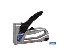 Cofan Grapadora y clavadora manual profesional | Para grapas nº 53 de 6, 8, 10, 12 y 14 mm | Clavos de M15 y W15 de 15 mm