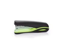 Grapadora ALPHA Grande con Interior Metálico y Exterior en Negro/Azul, Ideal para Oficina/Mesa - Ergonómica y Confortable, Diseño Novedoso que Grapa Hasta 40 Hojas, Calidad SDI. - Grapado Cerrado - Gr