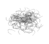 Grapas de soldadura, 100 piezas 0.8 mm Auto V S Wave Style Reparación de parachoques Pre corte Soldadura Grapas Kit de herramientas de reparación de grapas 3 tipos disponibles("V" Style 0.8mm)