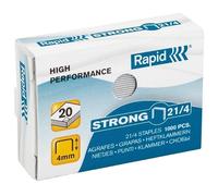 Grapas fuertes Rapid 21/4 galvanizadas (1000 unidades)