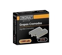 Grapas office gruesos 23/13 galvanizadas caja de 1000