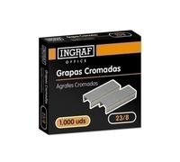 Grapas office gruesos 23/8 galvanizadas caja de 1000
