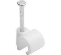 Grapas Para Cable Ø 4 A 7 Mm Blanco Bolsa De 50