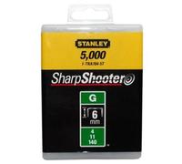 Grapas stanley 1-tra704-5t pack de 5000 unidades tipo g (6 mm) para gr