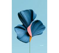Graphic Floral Notebook #1 Hope: Blank Unlined Journal | 6"×9" Softcover | Graphic Bloom Collection