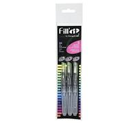 GRAPH'IT FILL'IT - Juego de 3 pinceles de depósito recargables, transparentes, surtidos