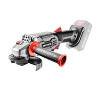 GRAPHITE Amoladora angular inalámbrica de 125 mm, 10000 rpm, rosca de husillo M14, diámetro del disco 125 mm, diámetro interior del disco 22,2 mm, mango lateral y bloqueo del husillo con dos