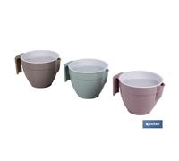 Cofan Grasera con colador en 500 ml Modelo Albahaca | Graseras de Cocina | Medidas 16.5 x 12 x 10 cm