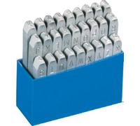 Gravurem-s juego de punzones letras a-z,& / 4mm