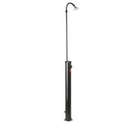 Gre Ducha solar de jardín PVC 9 9 litros Negro