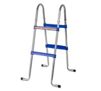 Gre AR109 Escalera acero galvanizado piscinas elevadas antidesliz 98 cm