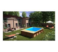 Gre Accessories Forro Evora Plus Rectangular Wooden Pool´s