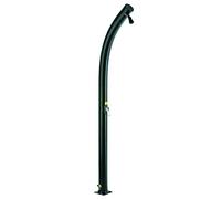 Gre Ducha solar 25 L – Plástico negro, Altura 220 cm