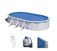 Gre Atlantis Ovalada 800x470x132cm - Piscina desmontable de acero