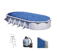 Gre Atlantis Ovalada 915x470x132cm - Piscina desmontable de acero
