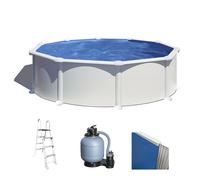 Gre Atlantis Redonda Ø460 x 132cm - Piscina desmontable de acero