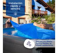 GRE CUBIERTAS ISOTÉRMICAS PISC.RED.ACERO Ø 345 ref. CV350