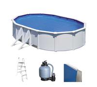 Gre Fidji Ovalada 610x375x120cm - Piscina desmontable de acero