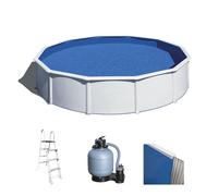 Gre Fidji Redonda Ø550 x 120 cm - Piscina desmontable de acero