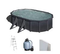 Gre Kea Ovalada 500x300x120cm - Piscina desmontable de acero
