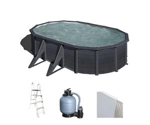 Gre Kea Ovalada 500x300x120cm - Piscina desmontable de acero