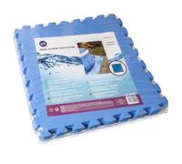 Gre MPF509 - Protector de Suelo para Piscina Fabricado en EVA Azul, 9 Piezas de 50x50cm, 4.5 mm de Grosor, Resistente y Antipinchazos