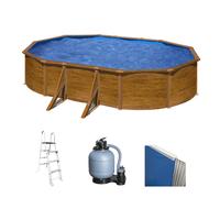 Gre Pacific Ovalada 500x300x120cm - Piscina desmontable de acero