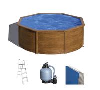 Gre Pacific Redonda Ø350 x 120 cm - Piscina desmontable de acero