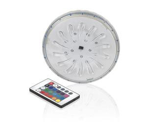 Gre PLED1C - Iluminación para Piscina. Proyector Led Color para Piscina Elevada de Acero, 18 W. Luz para Piscinas