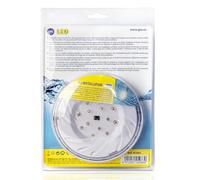 Gre PLED2 - Conjunto de 2 proyectores LED para piscinas elevada, color blanco