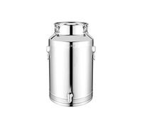 Grease Container for | 5L/9L/14L Stainless Steel Airtight Milk Barrel with Lid | Oil Container | for Beer Food Flour Coffee Sugar Cereal Bean Tea Snack Baking