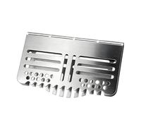 Grease Gate for Grilling - Heavy Duty Stainless Steel Blocker | Rust Resistant Easy Install Griddle Accessory, 11,5 x 6,8 x 1 cm Compact 70 g Size, for Patio Backyard BBQ Camping Trips Beach Picnics