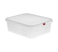 Great Plastic Contendedor de Alimentos/Fiambrera Rectangular con Capacidad de 6,8 litros, Blanco, 32.5 x 26.5 x 10 cm