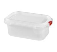 GREAT PLASTIC S.L. Contendedor de Alimentos/Fiambrera Rectangular con Capacidad de 0,75 litros, Blanco, 17,6x10,8x65