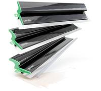 greate 3 x espátula de 600 mm con mango ergonómico - espátula lisa para masilla sin arranque - espátula para placas de yeso - masilla de resorte, espátula Z lisa