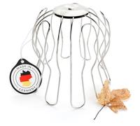 greate canalon desague terraza de acero inoxidable, ajustable de 87 a 100 mm - la rejilla desague jardin como filtro antihojas para canaleta - canalones para agua de lluvia, rejillas para sumideros