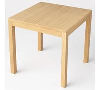 GRECA Mesa Infantil Cuadrada de Madera. En Crudo, para Pintar. Madera de Pino. Medidas (Ancho/Fondo/Alto): 60 * 60 * 55 cms.