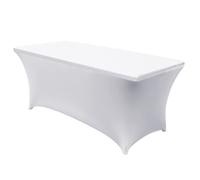 Green Blue GB371 Mantel Flexible para Catering Blanco, 180x75x74cm, Spandex, Blanco