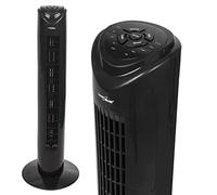 Green Blue GB645 Ventilador de columna con mando a distancia, 3 modos, 3 velocidades, 80° de oscilación, 45W, Temporizador, Altura 82 cm