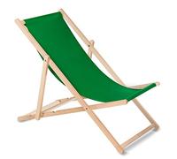 Green Blue Tumbona (Verde) Hecha de Madera de Haya, Disponible en 12 Colores, práctica, cómoda