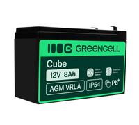 Green Cell AGM Battery 12V 8Ah - Battery - Mignon (AA)