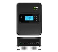 Green Cell MPPT Controlador Regulador de Carga Solar 30A | Sistemas fotovoltaicos 12V/24V/36V/48V DC | 145V (VOC) | Identificación automática Controlador de batería, panel solar, módulo con LCD