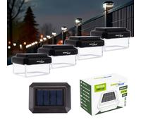 GreenBlue GB125 WW Lámpara LED solar para poste 6 LED 3200 K x4