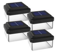 GreenBlue GB128 Lámpara solar para poste 100x100mm LED 8lm - Pack 4