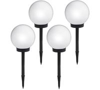 GreenBlue GB166 Lámpara solar esfera 25cm (58cm) 4 unidades LED blanco