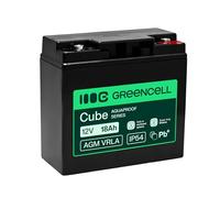 Greencell agm vrla 12 v 18 ah batería de gel sin mantenimiento para u