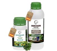 GREENGOF Jabón Potásico 1L y Aceite de Neem 250ml - Pack Protección Total - Alta Eficacia - Aplicación Sencilla - Uso Interior y Exterior - 100% Orgánico y Natural - Árbol Azadirachta.