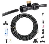 Greenhouse Misting System With Durable Hose And Easy Connect Nozzles