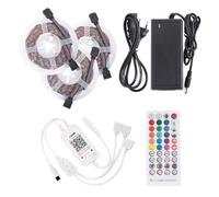 Greenice Kit Tira 108W 4.500Lm 450 LEDs 15 metros RGB Blister Transformador, Controlador, Control Remoto IP20 40.000H [CA-KITRGB-15M]