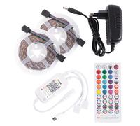 Greenice Kit Tira 72W 3.000Lm 300 LEDs 10 metros RGB Blister Transformador, Controlador, Control Bluetooth IP20 40.000H [CA-KITRGB-10M]